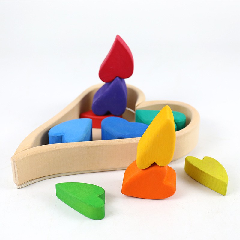 Khối đá lắp ghép đầy màu sắc đồ chơi giáo dục dành cho bé