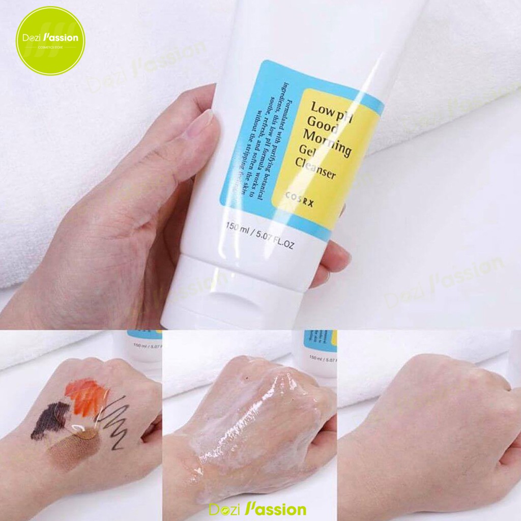 Sữa Rửa Mặt Cosrx Cấp Ẩm, Cân Bằng Độ PH, Sạch Dầu Thừa Dạng Gel - Corsx Low PH Good Morning Gel Cleanser 150ml