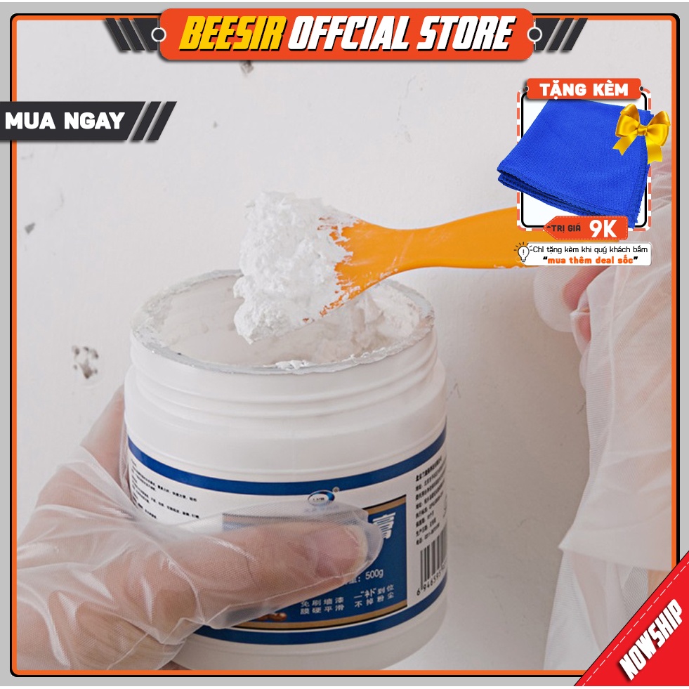 Keo Trám Sửa Chữa, Xử Lý Vết Nứt Khe Hở Trên Tường LKB 500g