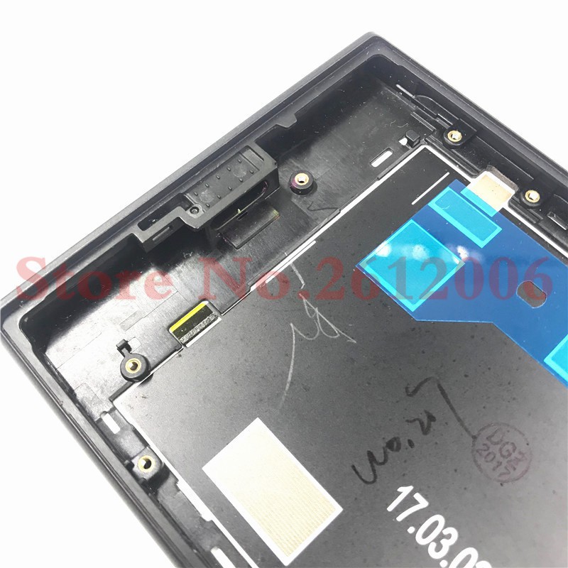 New Original Metal Battery Housing Door For Sony XZS G8231 G8232 Back Cover Case Battery Door Back Cover Housing Frame With Logo