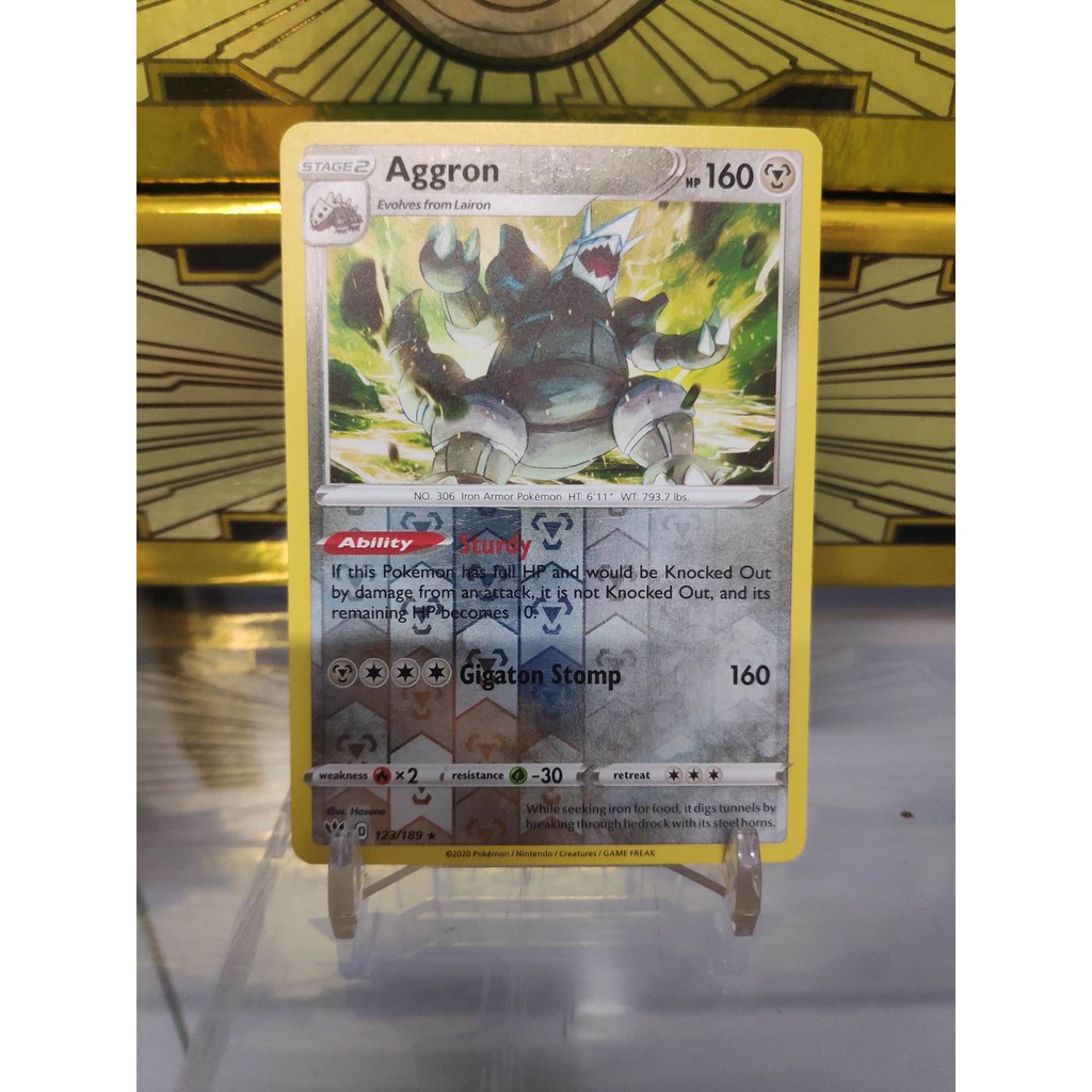 [ Dưa Hấu Yugioh ] Lá bài thẻ bài Pokemon Aggron