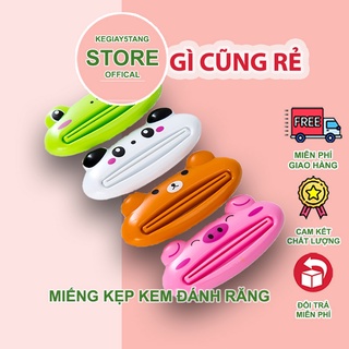 Kẹp kem đánh răng hình thú - đồ kẹp kem đánh răng