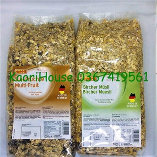 Ngũ cốc yến mạch ăn liền mix hoa quả Hahne Đức / Monster Úc