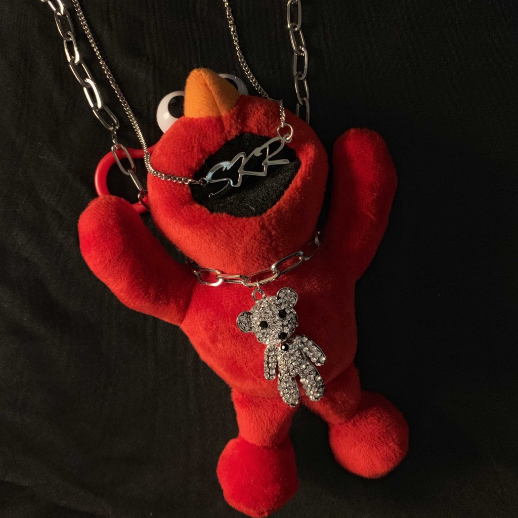 Dây Chuyền Nhiều Lớp Mặt Hình Gấu Phong Cách Retro 2266