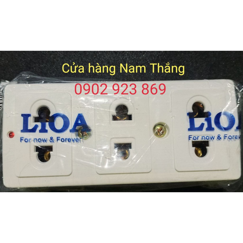 Ổ Cắm Điện 3 Lỗ 2 Chấu LIOA [ Hàng Chính Hãng ] - Cửa hàng Nam Thắng