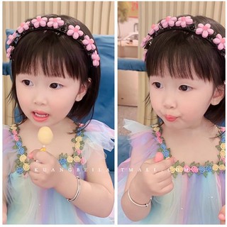 Bờm Tóc, Xược Tóc, Kẹp Tóc Mái Hoa Siêu Dễ Thương Cho Bé.