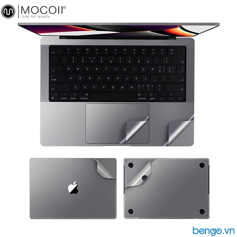 Bộ Dán Full MOCOLL 5 In 1 Cho Macbook Pro 14&quot;/16&quot; 2021