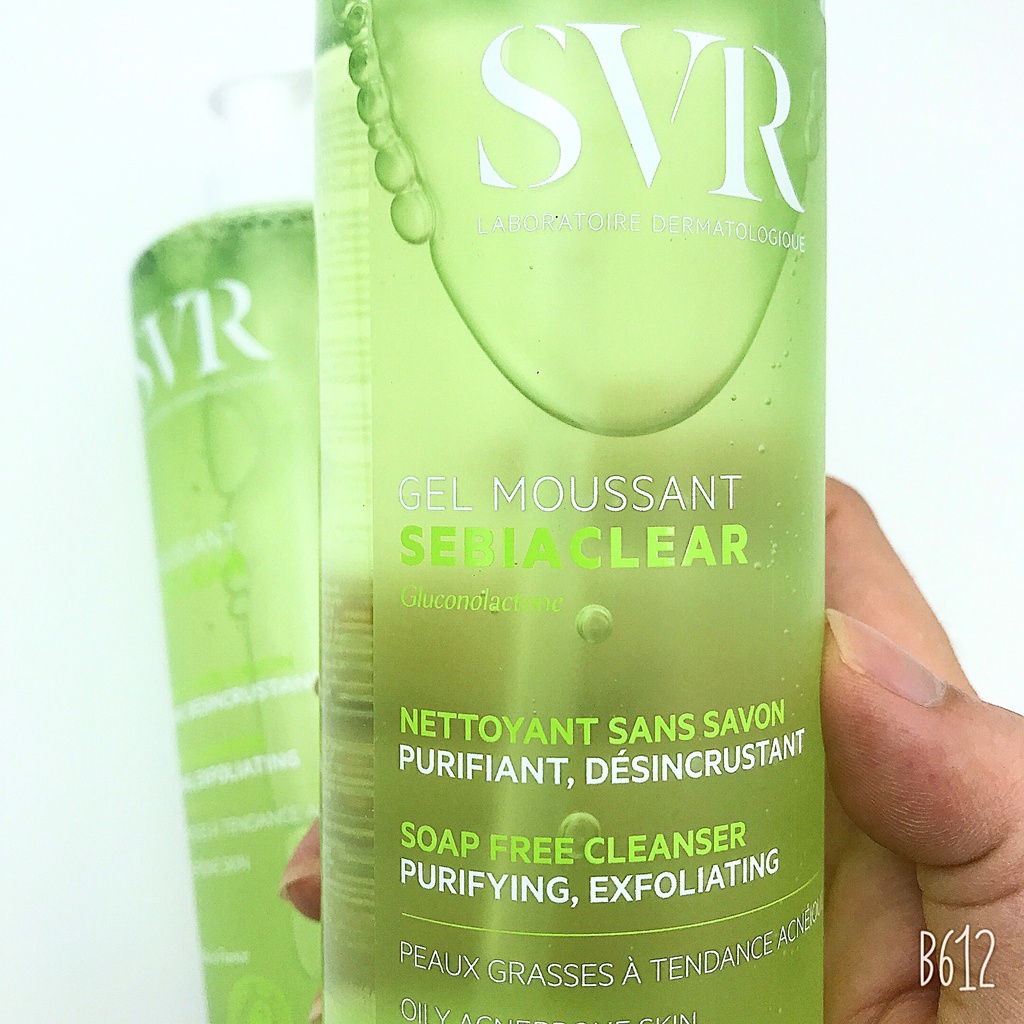 Sữa rửa mặt SVR Sebiaclear Gel Moussant 400ml dành cho da dầu mụn, nhạy cảm
