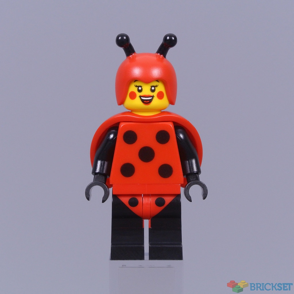Nhân vật LEGO Minifigures Series 21 71029 Ladybug Girl - Cô gái với trang phục Bọ Rùa NEWSEAL