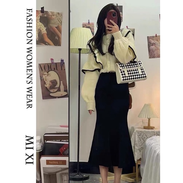 Chân váy đuôi cá dáng dài loại 1 phong cách ulzzang hàn quốc
