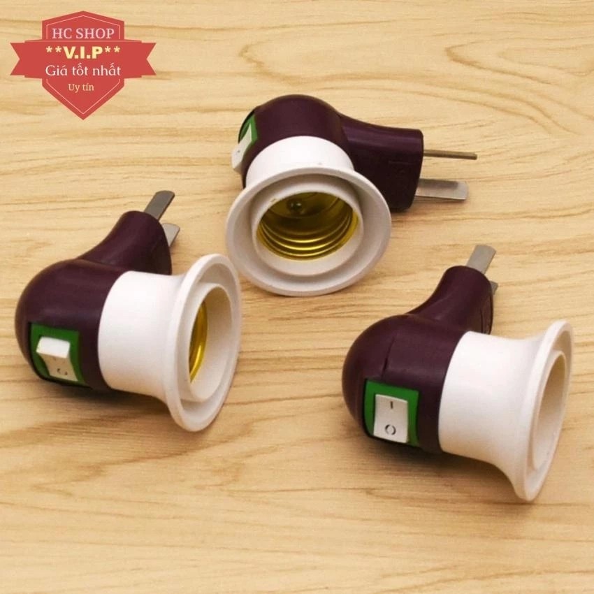 Bộ 5 Chuôi đèn có công tắc tắt mở 220V | BigBuy360 - bigbuy360.vn