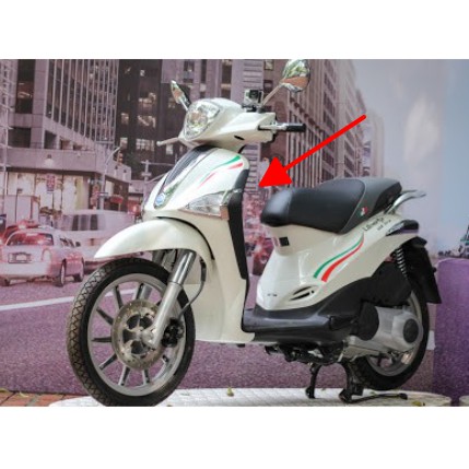 Ốp nẹp yếm trước xe Piagio Liberty nhập, Việt 3v ie (ốp nhựa ABS đen) | BigBuy360 - bigbuy360.vn