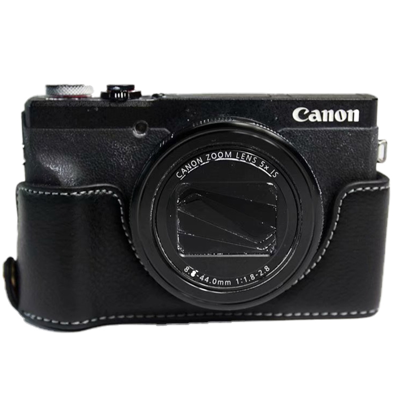 Bao da thật dùng để bọc máy ảnh Canon Powershot G5XII G5X2 G5X Mark II