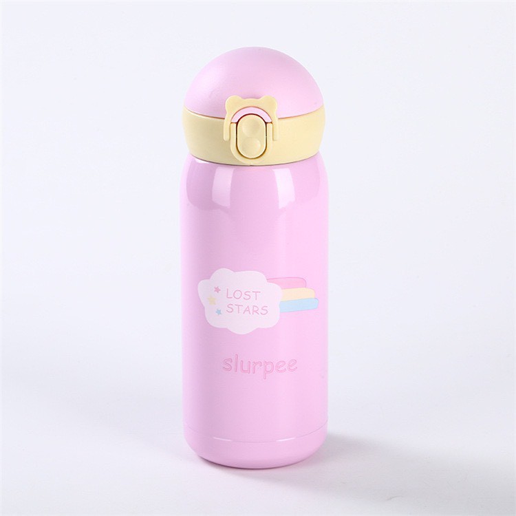 Bình giữ nhiệt mini 350ml BGN01 ChiChi,màu sắc cầu vồng ngọt ngào cực cute,sử dụng thép cao cấp không gỉ 304