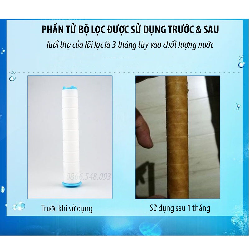 [Chính hãng] Vòi sen tăng áp có hạt lọc nước công nghệ nano khử khuẩn, vi sinh vật cao cấp