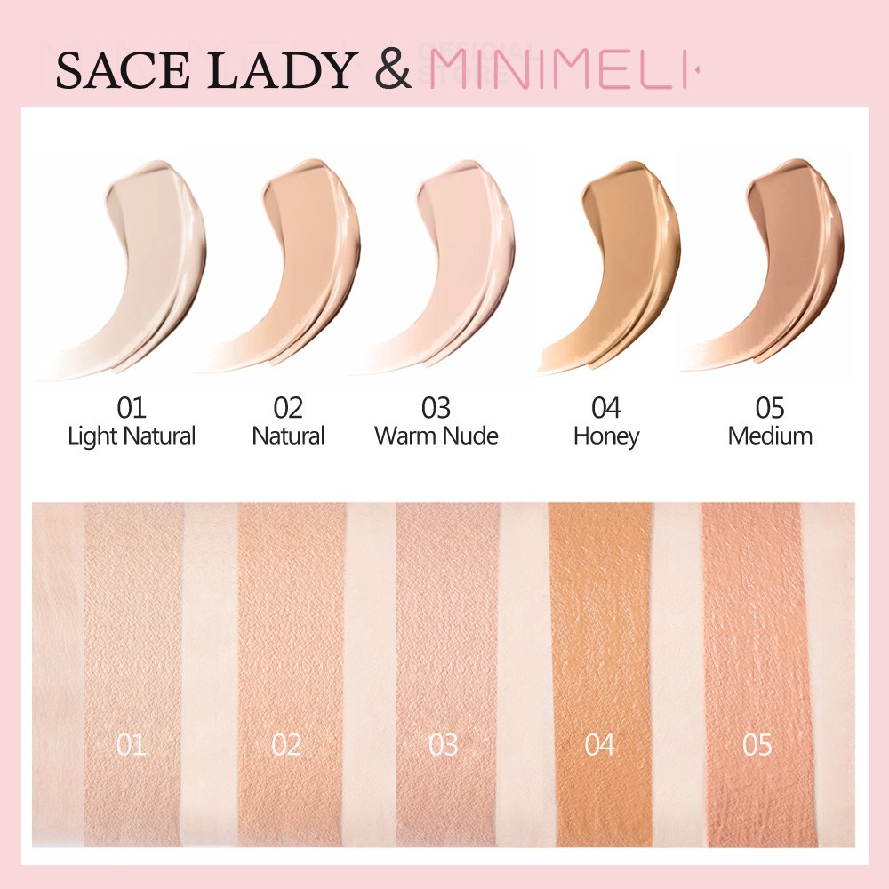 Kem Che Khuyết Điểm SACE LADY & MINIMELI Dạng Lỏng Tạo Lớp Trang Điểm Tuyệt Vời 12g/0.42oz | BigBuy360 - bigbuy360.vn
