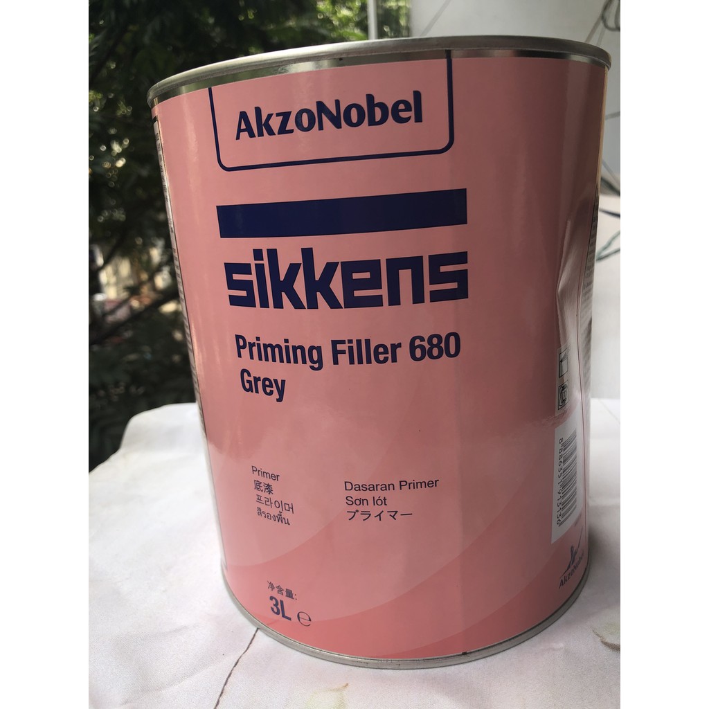 Sikkens Sơn lót 680 Grey 1K  Lon 3L