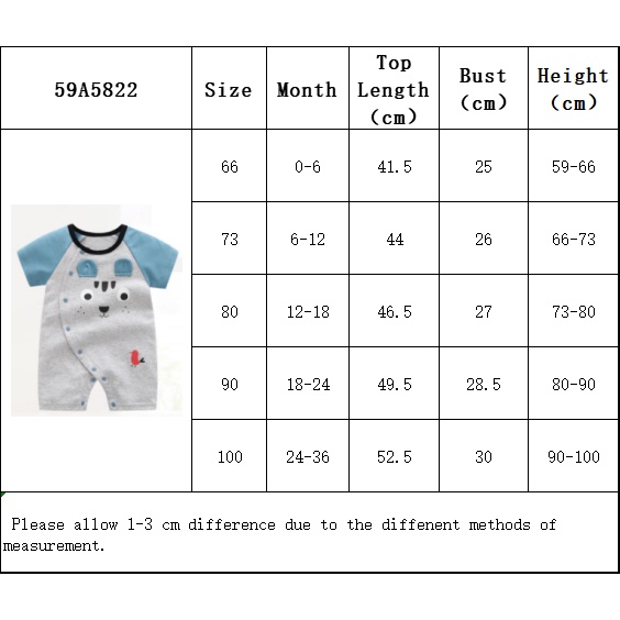 Áo liền quần SOFFNY vải cotton họa tiết dễ thương dành cho trẻ em
