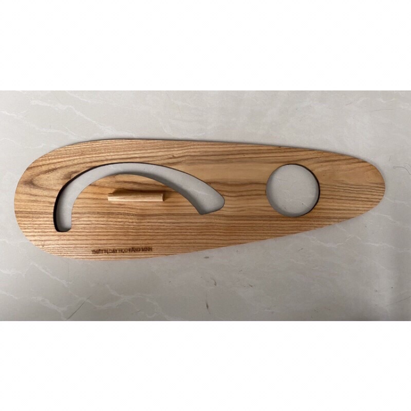 Thước Parabol Giáo Viên Gỗ Sồi