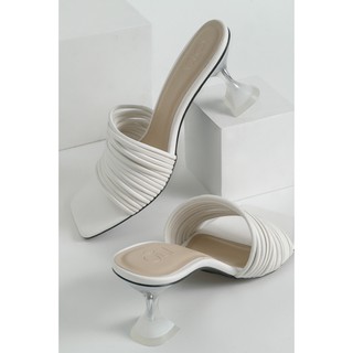 OLV - Dép Cora Heels in White