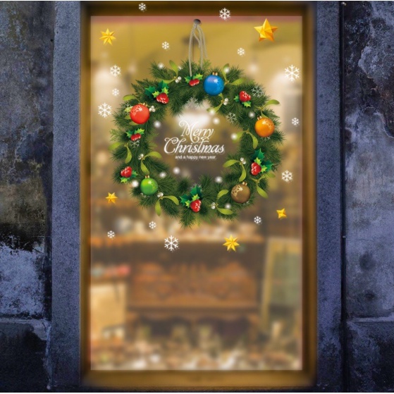 Decal Trang Trí Noel - Rèm vòng
