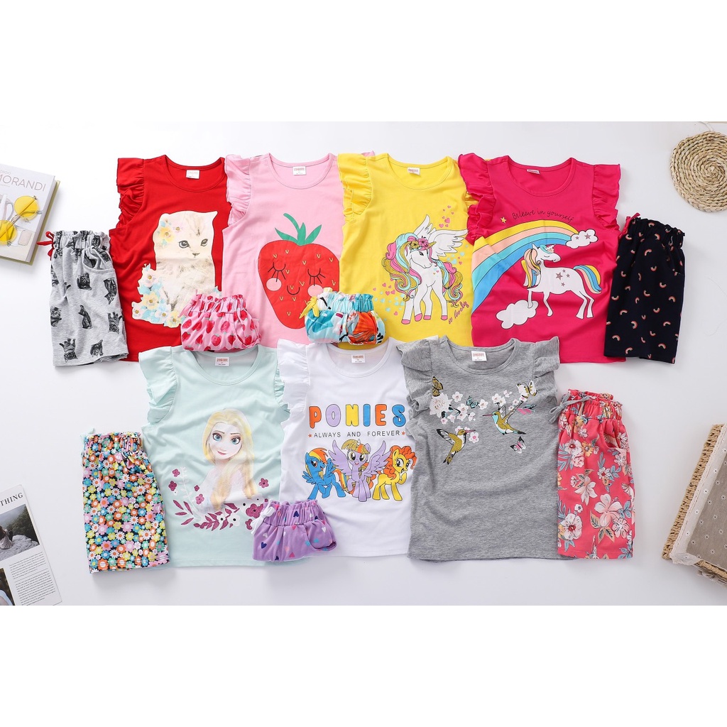 Bộ cotton Gymboree cánh tiên-HÀNG SALE KO ĐỔI TRẢ