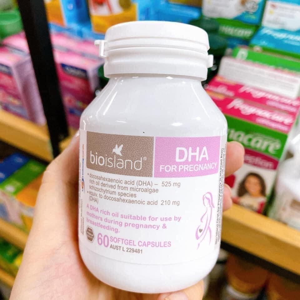 DHA bầu Úc Bio Island DHA for Pregnancy 60 viên - CH020