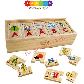 Đồ chơi gỗ - Tìm chữ cái tiếng việt Winwintoys
