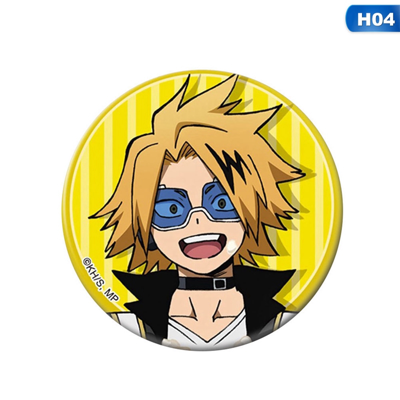 flowersqueen Huy hiệu cài áo họa tiết anime My Hero Academia