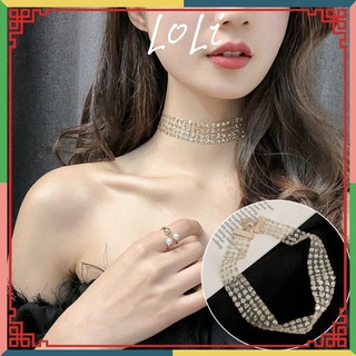 Vòng Cổ Choker Kim Tuyến Lấp Lánh