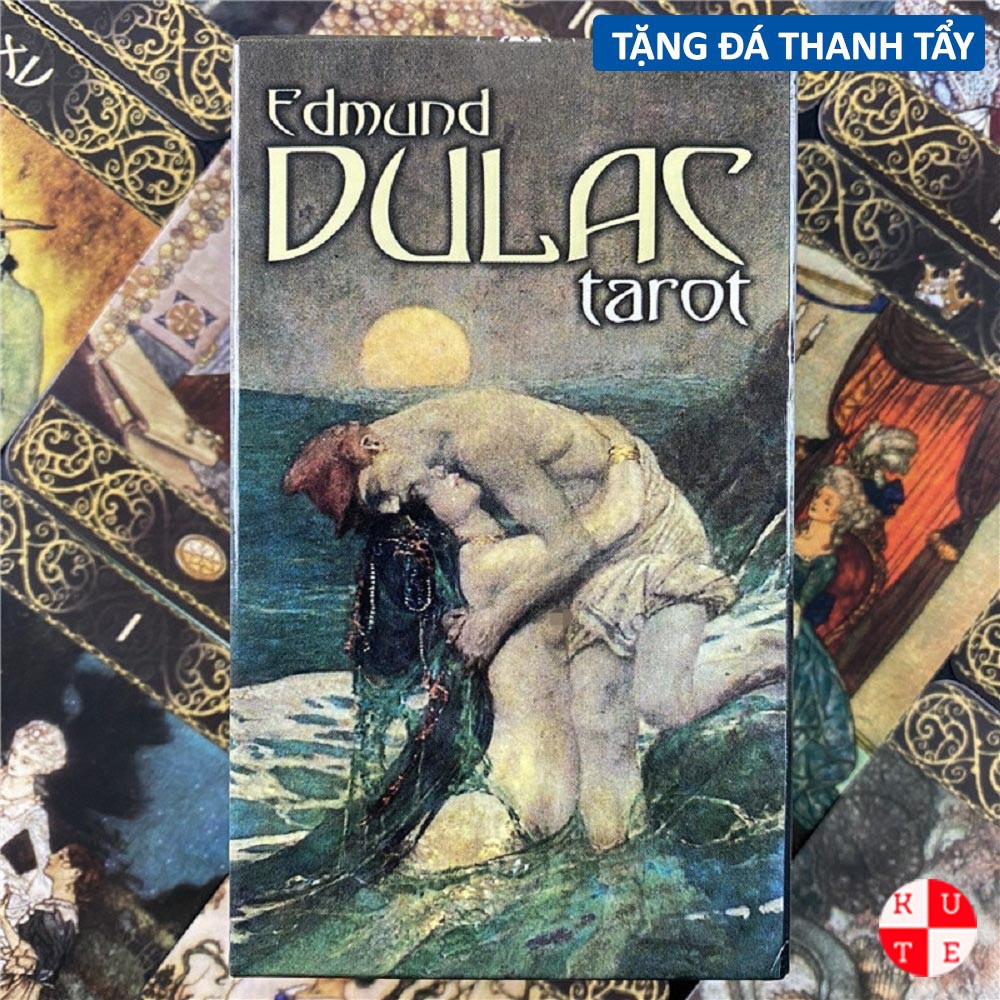 Bài Tarot Edmund Dulac 78 Lá Bài Tặng File Tiếng Anh Và Đá Thanh Tẩy B20