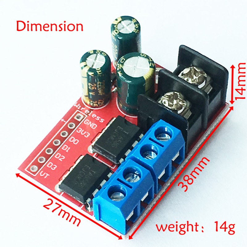 DC Mô Đun Điều Khiển Tốc Độ Động Cơ 5a 3v-14v L298N 5ad