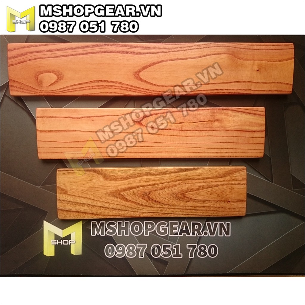 Kê tay gỗ nguyên khối cho bàn phím cơ Fullsize/TKL/Mini 60%/68% | BigBuy360 - bigbuy360.vn