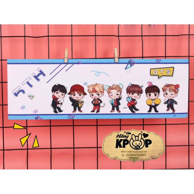 Banner kỉ niệm 5th debut BTS