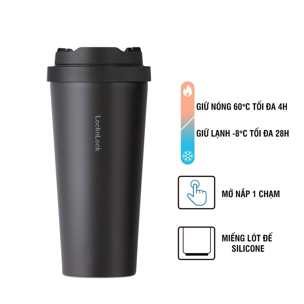 [ LOCK&amp;LOCK ] 🧡🧡Ly Giữ Nhiệt Lock&amp;Lock Khắc Tên🧡🧡 550ml Energetic One-Touch Tumbler LHC3249 LOCKNLOCKHOME