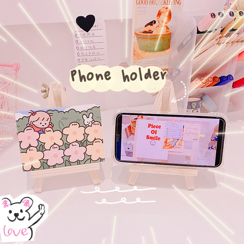 Giá Đỡ Điện Thoại Bằng Gỗ Thiết Kế Nhỏ Gọn Tiện Lợi