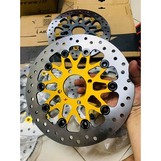 Đĩa king drag 260mm xam với vàng