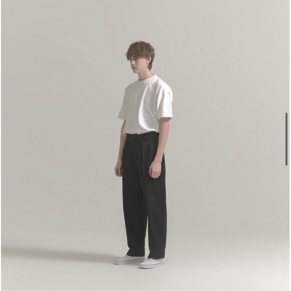 Quần Vải Topten Ống Rộng BAGGY CHINO Đen chính hãng