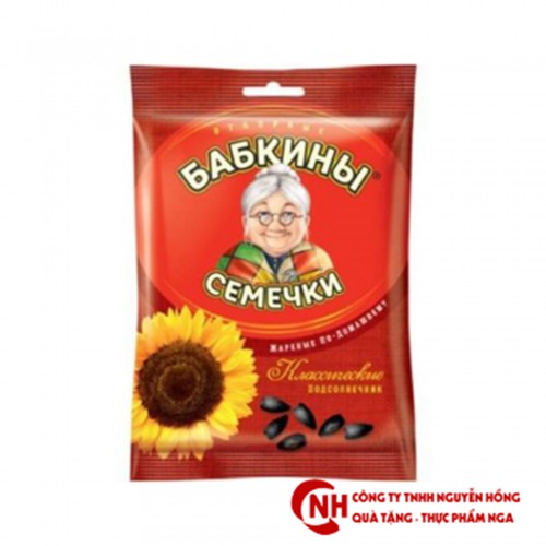 HẠT HƯỚNG DƯƠNG 100GR BÀ GIÀ NGA HIỆU BAKYNY 100G