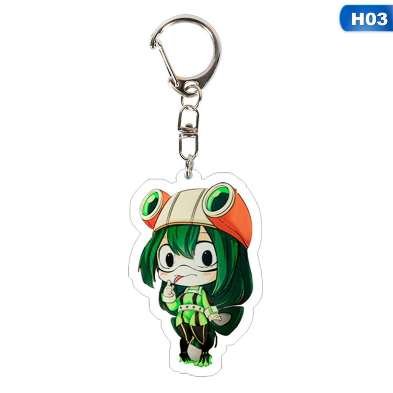 Móc khóa bằng acrylic hình nhân vật anime My Hero Academia