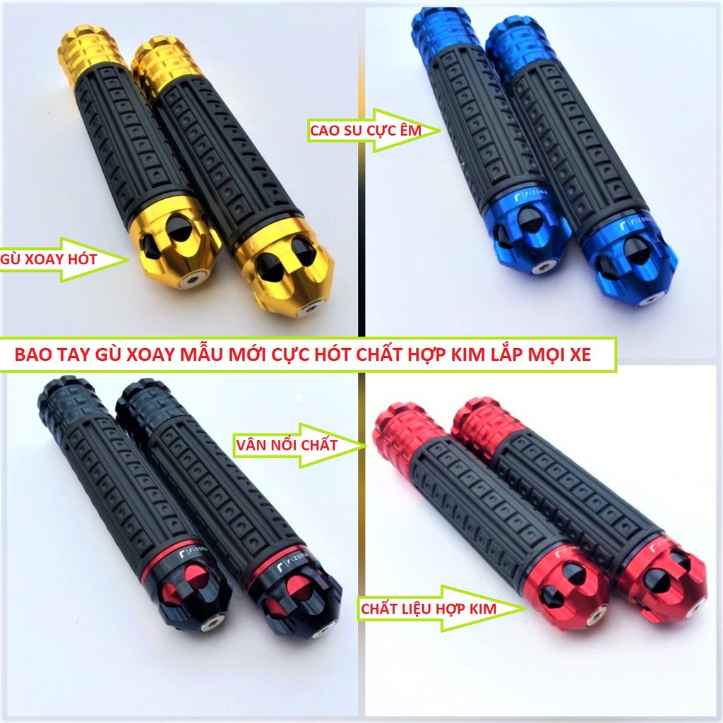 BAO TAY GÙ XOAY A1 MẪU MỚI CỰC HÓT LẮP CÁC LOẠI XE , TAY CẦM XE MÁY 360 , ĐỒ CHƠI XE