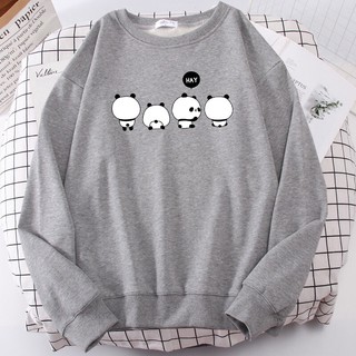 ÁO SWEATER IN 4 CON GẤU TRÚC (NHIỀU MÀU)