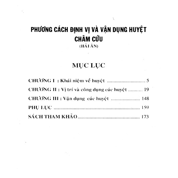 Sách - Phương Cách Định Vị Và Vận Dụng Huyệt Châm Cứu