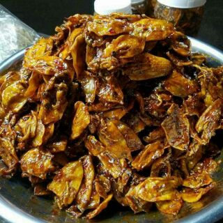 Mực rim ớt sa tế- hương vị biển quy nhơn