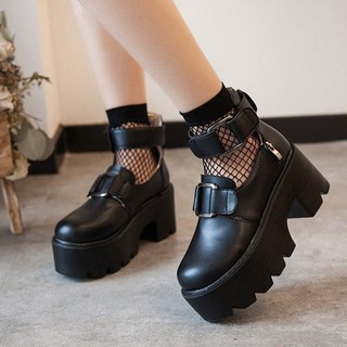 [Order] YAS0537-Giày đế xuồng lolita Gothic