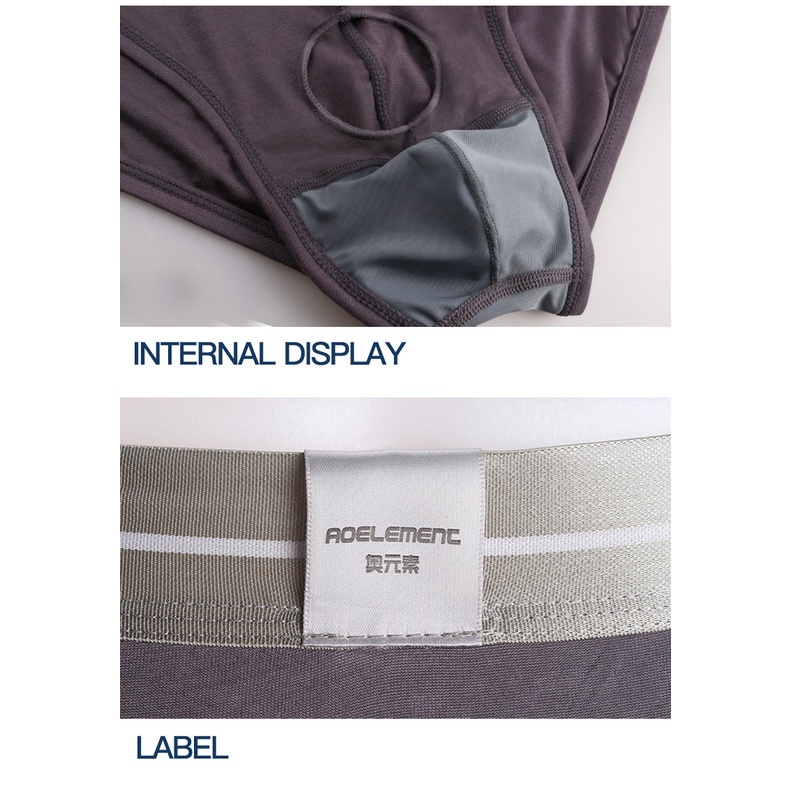 Quần Lót Tam Giác Bằng Lụa Lạnh Thoải Mái Quyến Rũ Cho Nam 046