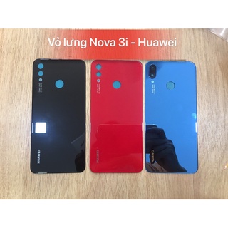 Vỏ Lưng huawei Nova 3i, kèm kính camera