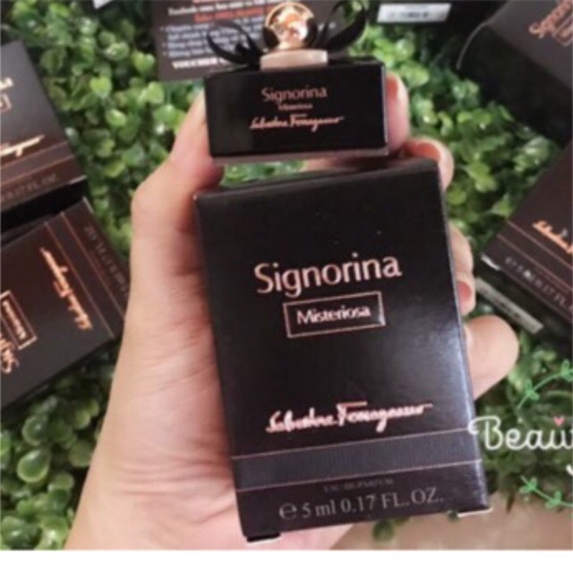 Nước hoa signorina đen mini 5ml❌chuyên sỉ