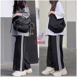 Quần ống rộng 3 sọc cá tính chất umi siêu hot
