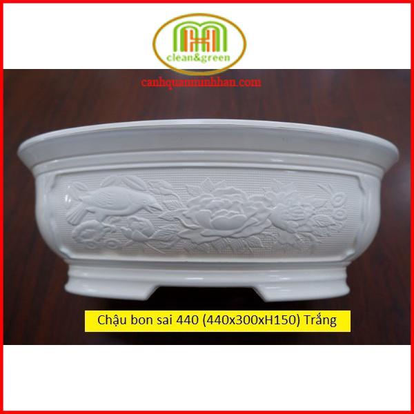 Chậu bonsai mini nhựa, chậu bonsai nhựa hình ovan trồng cây phù hợp cho các loại cây bonsai, cây mini Minh Hân Garden